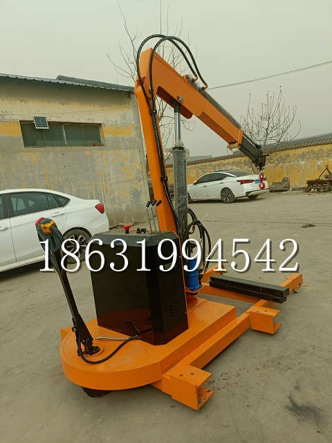 邯山区自卸车厢随车吊 自制轮式四不像起重机 四驱平板吊 5吨 贵盛