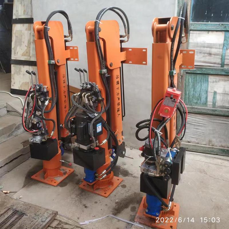 邯山区重汽蓝牌随车吊 3.2吨 国六动力强 液压驱动 农用自卸起重机